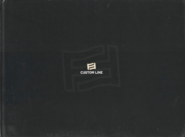 Ferretti Custom Line 2001 Oversize Hardbound Brochure