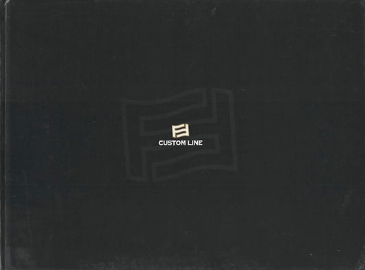 Ferretti Custom Line 2001 Oversize Hardbound Brochure