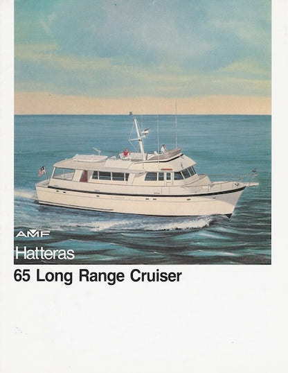 Hatteras 65 Long Range Cruiser Launch Brochure