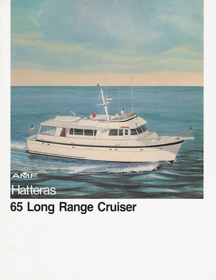 Hatteras 65 Long Range Cruiser Launch Brochure