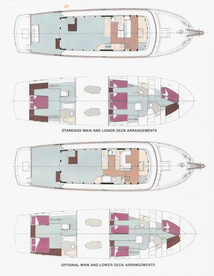Hatteras 65 Long Range Cruiser Launch Brochure