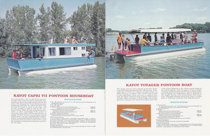 Kayot 1968 Pontoon Boat Brochure