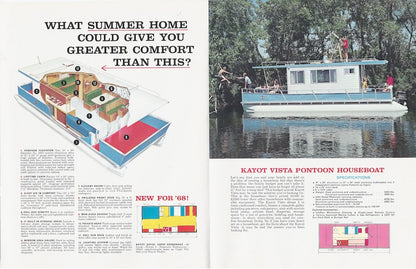 Kayot 1968 Pontoon Boat Brochure
