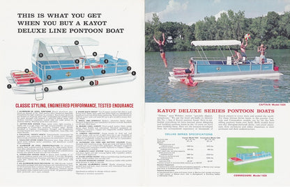 Kayot 1968 Pontoon Boat Brochure