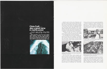 Chris Craft 1973 / 1974 Engine Brochure