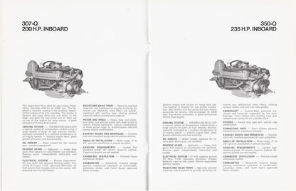 Chris Craft 1973 / 1974 Engine Brochure