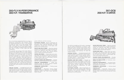 Chris Craft 1973 / 1974 Engine Brochure