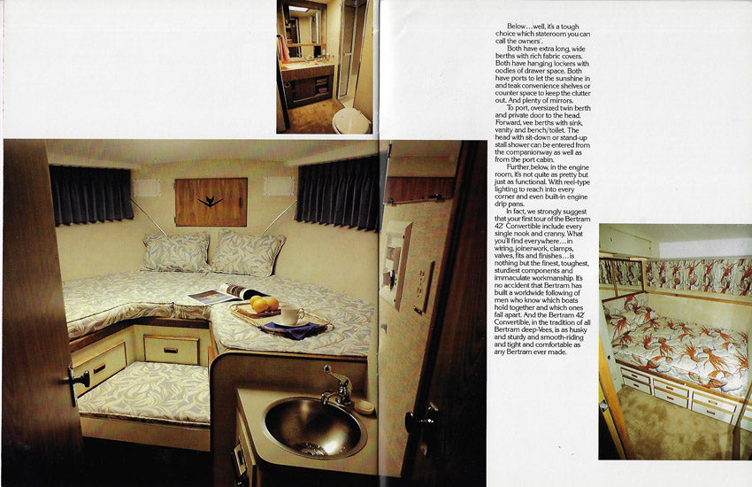 Bertram 42 Convertible  Brochure
