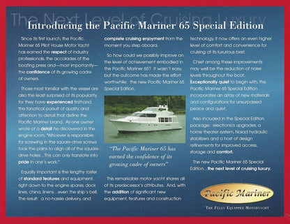 Pacific Mariner 65 SE Brochure