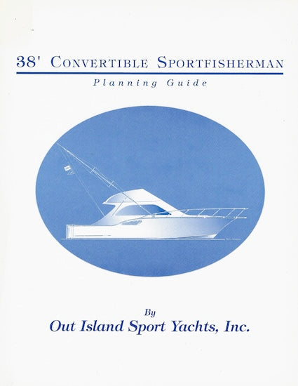Out Island 38 Convertible Specification Brochure