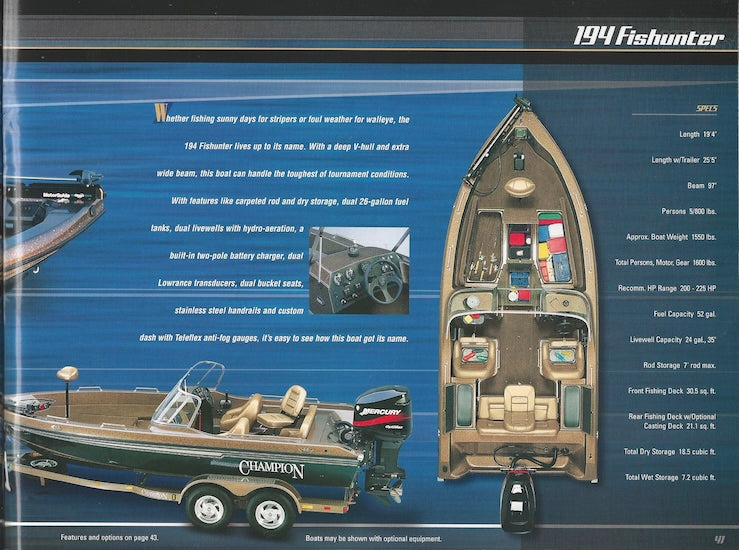 Champion 2003 Brochure