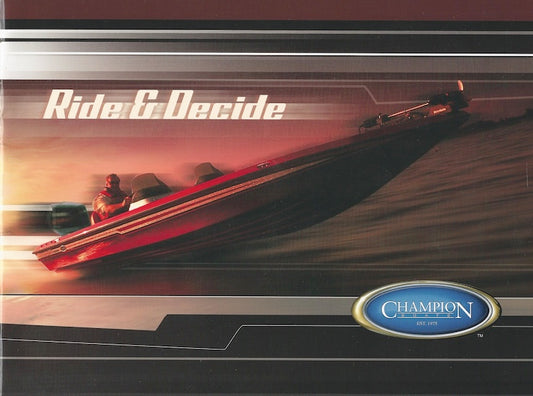 Champion 2003 Brochure