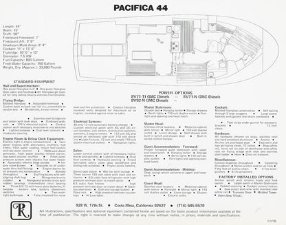 Pacifica 44 Brochure