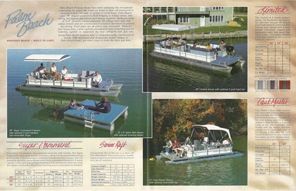 Palm Beach 1990s Pontoon Brochure