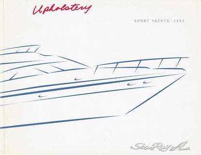 Sea Ray 2003 Sport Yachts Brochure