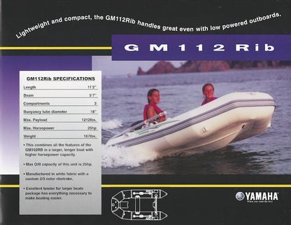 Genmar 2002 Zodiac Inflatable Brochure
