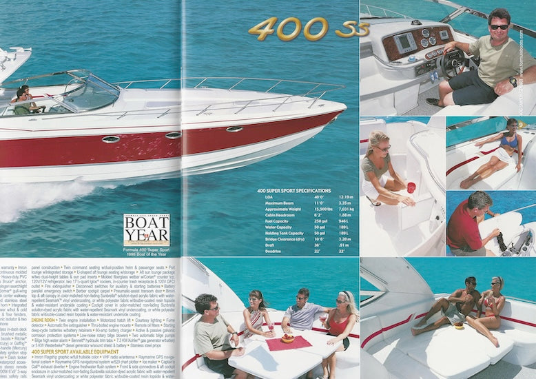 Formula 2003 Super Sport & Sun Sport Brochure