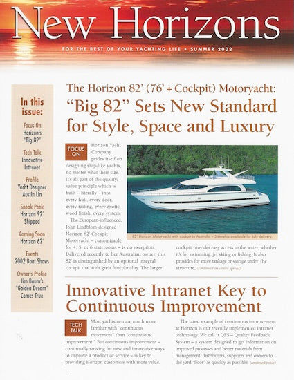 Horizon New Horizon Summer 2002 Newsletter