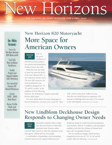 Horizon New Horizon Fall 2002 Newsletter
