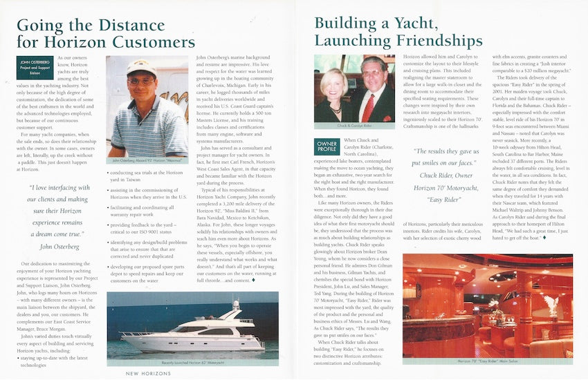 Horizon New Horizon Fall 2002 Newsletter