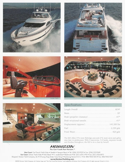 Horizon 820 Brochure