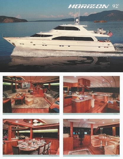 Horizon 92 Motor Yacht Brochure