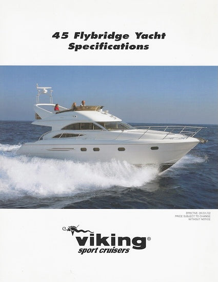 Viking Princess 45 Flybridge Specification Brochure