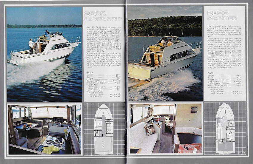Carver 1982 Cruisers Brochure – SailInfo I boatbrochure.com