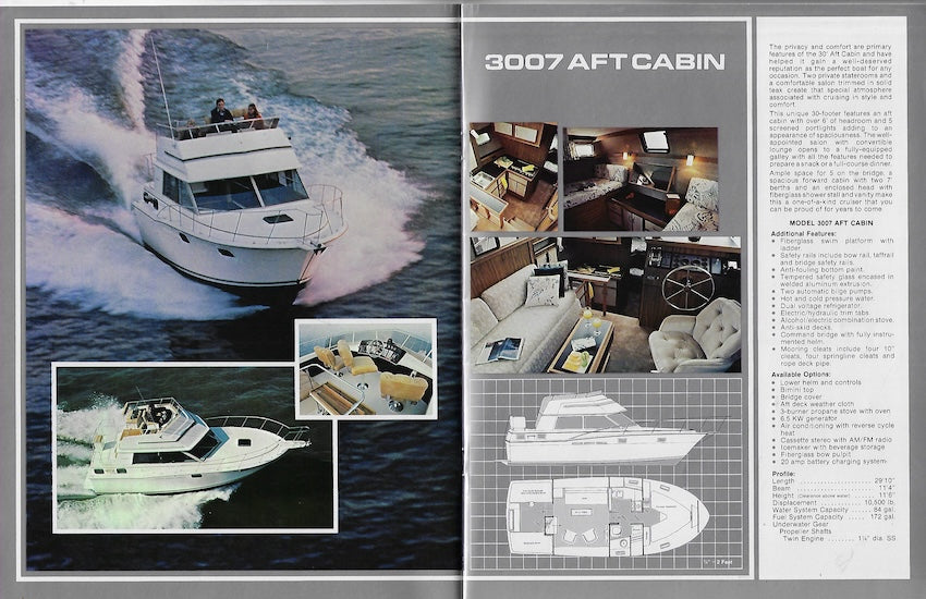 Carver 1982 Cruisers Brochure