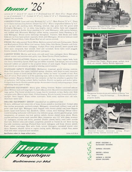 Owens 26 Brochure