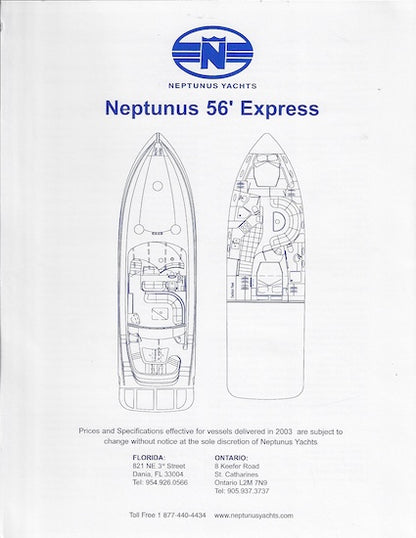 Neptunus 56 Express Specification Brochure