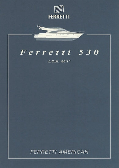 Ferretti 530 Specification Brochure