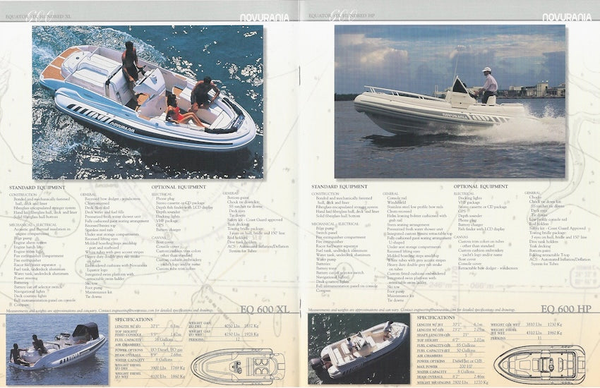 Novurania Equator Brochure
