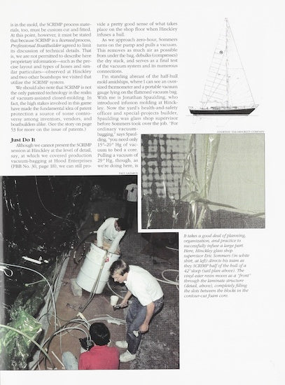 Hinckley Company Professional Boatbuilder Magazine Reprint Brochure
