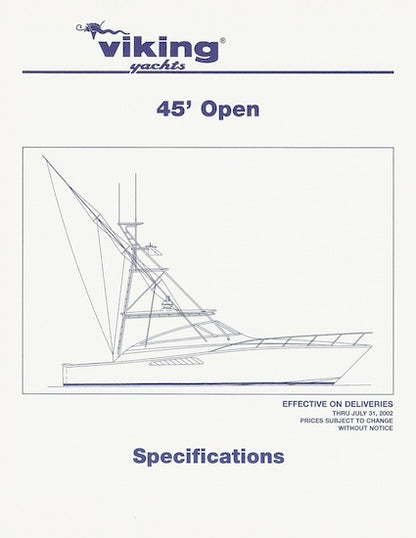Viking 45 Open Specification Brochure