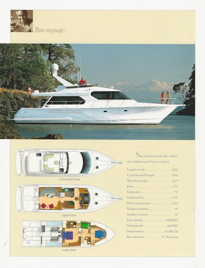 West Bay SonShip 58 Motor Yacht Brochure