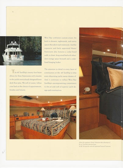 West Bay SonShip 68 Motor Yacht Brochure