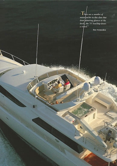 West Bay SonShip 78 Motor Yacht Brochure