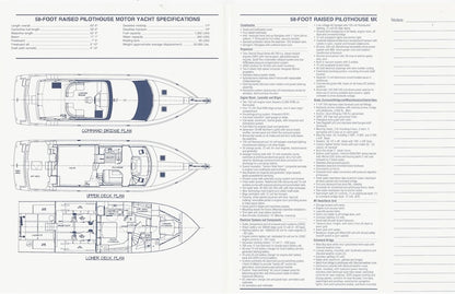 West Bay SonShip 58 Motor Yacht Specification Brochure