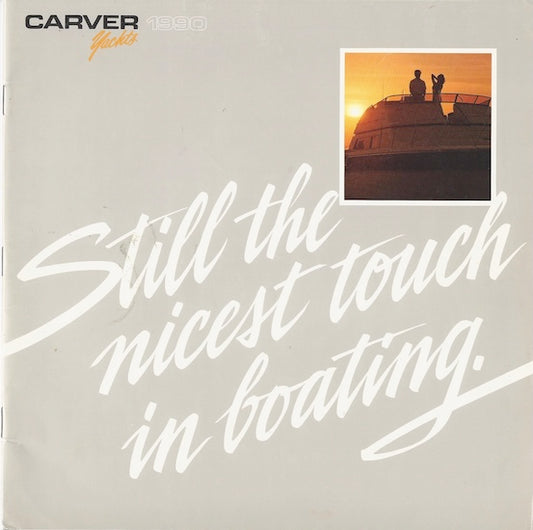 Carver 1990 Oversize Brochure
