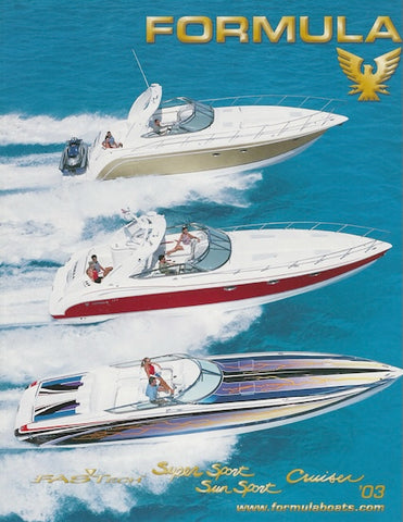 Formula 2003 Poster Brochure