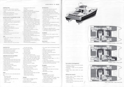Lagoon 43 Power Specification Brochure
