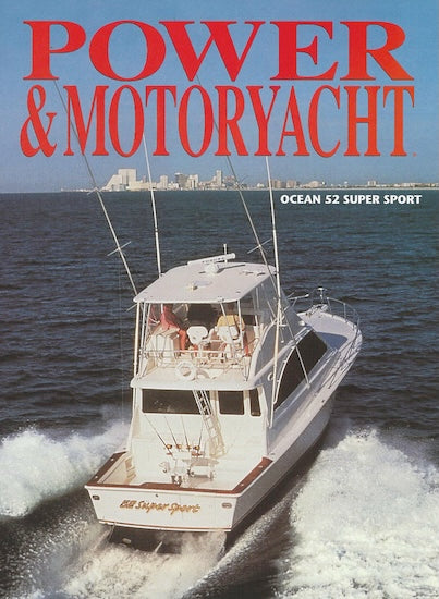 Ocean 52 Super Sport Power & Motor Yacht Magazine Reprint Brochure