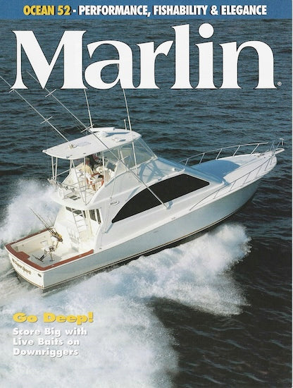 Ocean 52 Super Sport Marlin Magazine Reprint Brochure