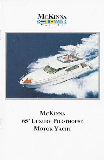 McKinna 65 Pilothouse Motoryacht Mini Brochure