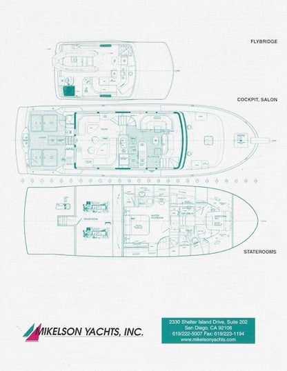 Mikelson 61 Long Range Pilothouse / Sportfisher Specification Brochure