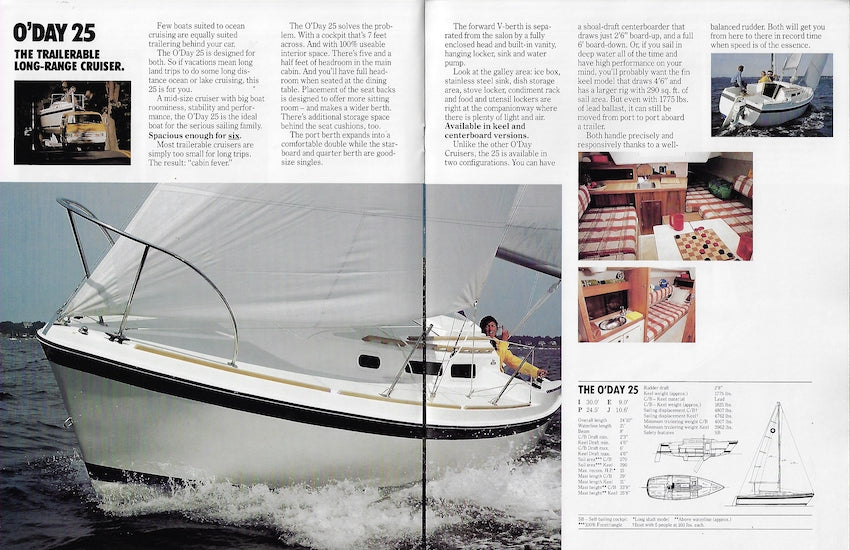 O'Day 1981 Cruisers Brochure