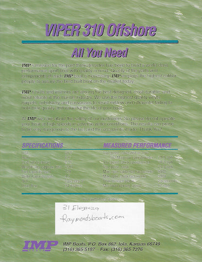 IMP Viper 310 Brochure