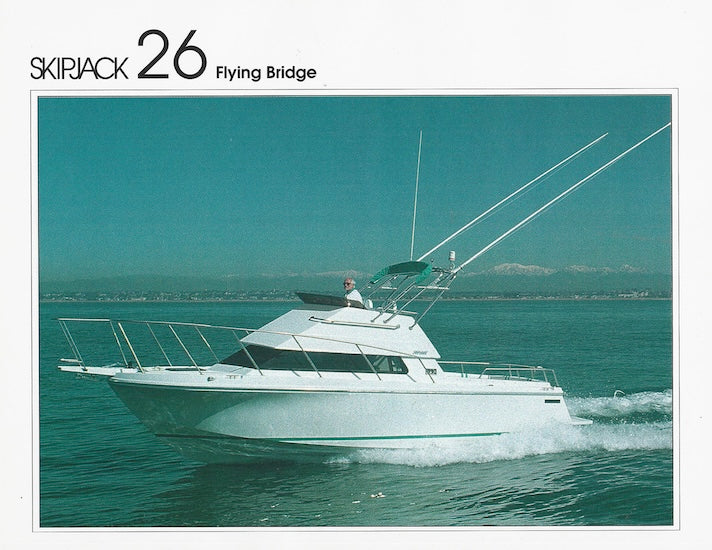 Skipjack 26 Flying Bridge Specification Brochure
