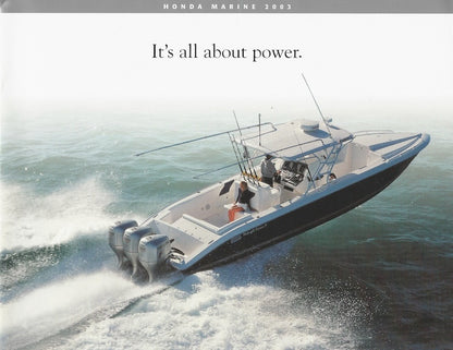 Honda 2003 Outboard Brochure